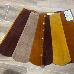 1960 SUEDE SKIRT